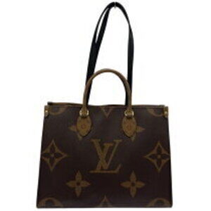 Louis Vuitton On the Go Brown Monogram Giant Reverse Tote Bag